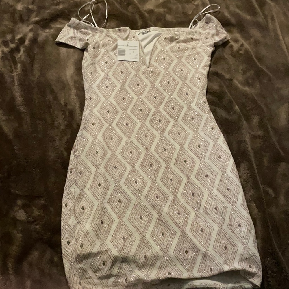 NWT Guess Becca shimmer dress women’s size small